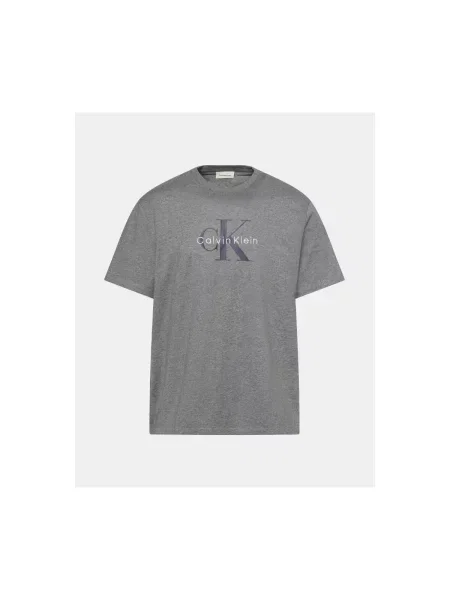 Calvin Klein Jeans T-shirt Hero Monologo Regular Fit siva