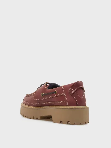 Кожаные оксфорды Tommy Jeans коричневые