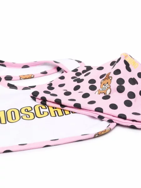 Czapka dziecięca Moschino różowa