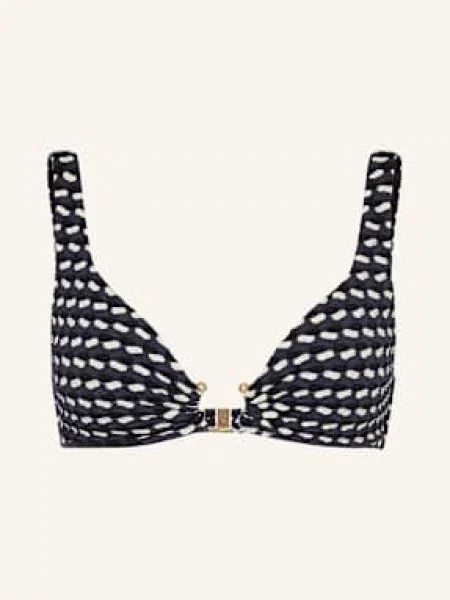 Seafolly Góra Od Bikini Bralette Mala schwarz biały
