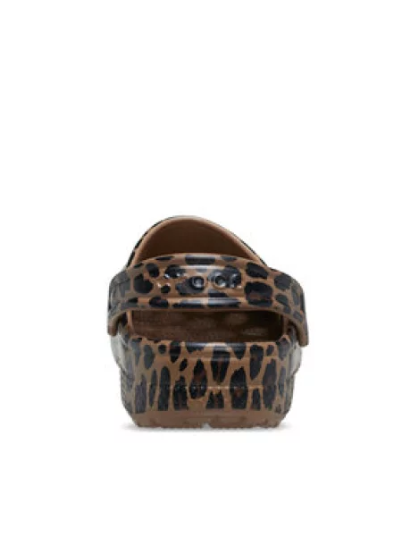 Natikače Crocs Classic Animal Clog T smeđa