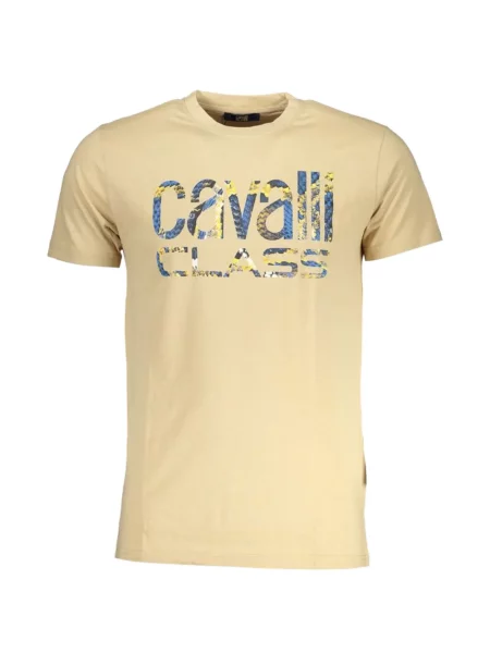 Tricou Cavalli Class cu imagine cu decolteu rotund
