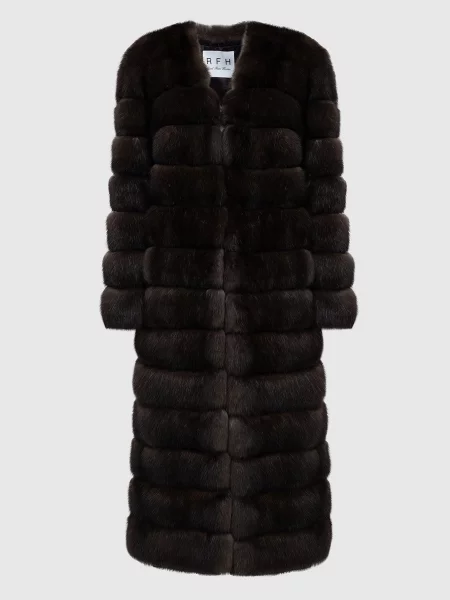 Шуба Real Furs House коричневая