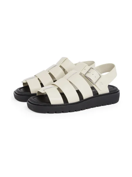 Sandale Calvin Klein Jeans alb