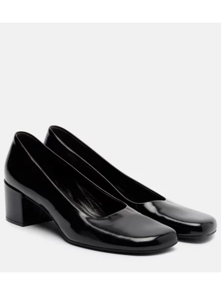 Pantofi cu toc The Row din piele negru