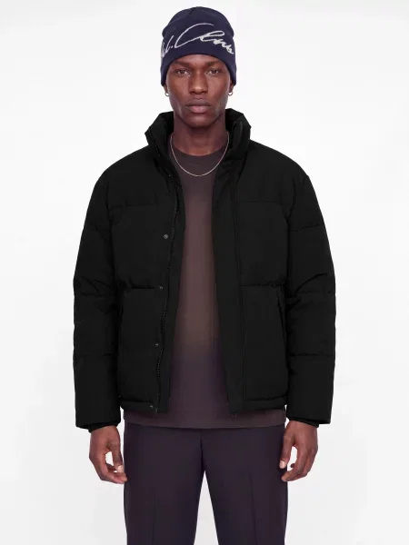 Куртка Jack & Jones с воротником черная