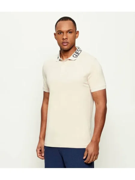GUESS Polo NOLAN | Extra slim fit bej