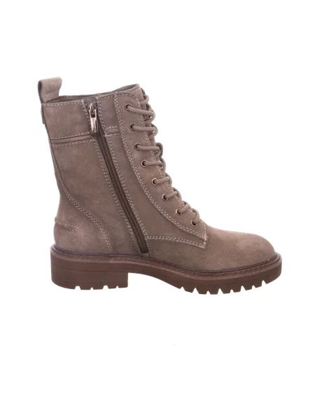 Buty do kostki Tamaris skórzane brązowe