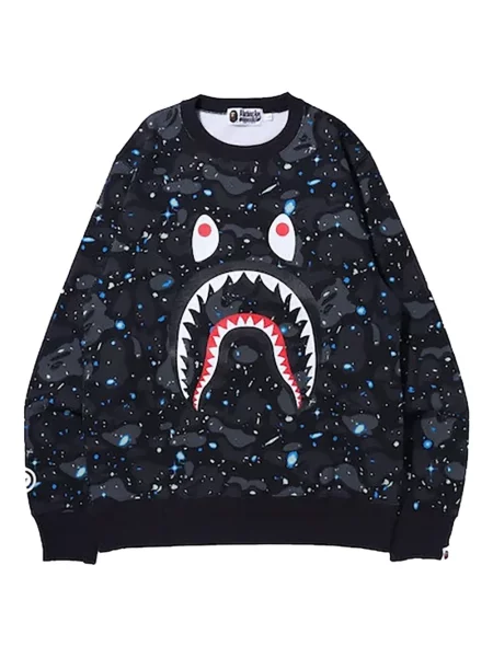 Hanorac crewneck A Bathing Ape® negru