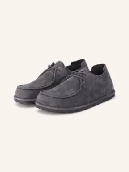 Birkenstock Sznurowane Botki Utti grau szare