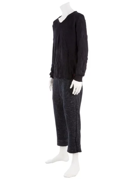 Cropp pantaloni Side Slope negru