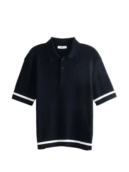 Tricou polo Givenchy cu dungi albastru