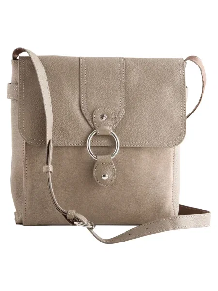 Next Geantă de umăr taupe gri