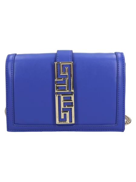 Torebka crossbody Gaëlle Paris skórzana niebieska