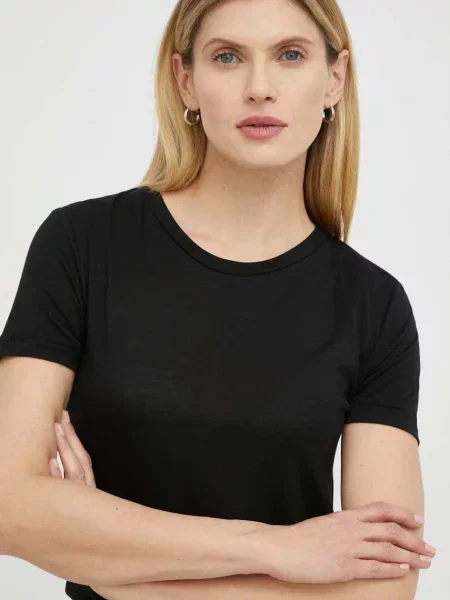 Тениска Bruuns Bazaar Katka черно