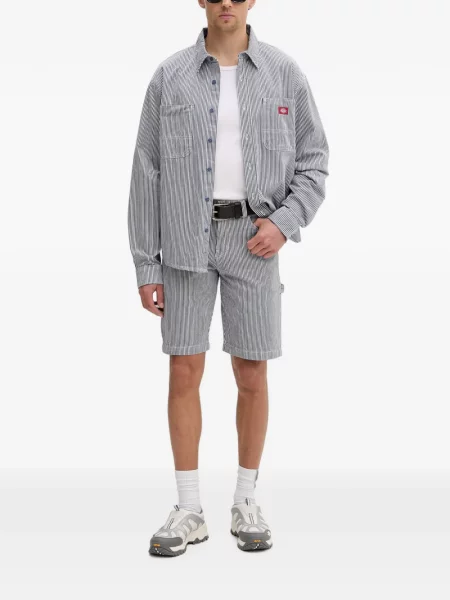 Pantaloni scurți Dickies cu dungi albastru