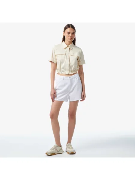 Szorty Lacoste białe