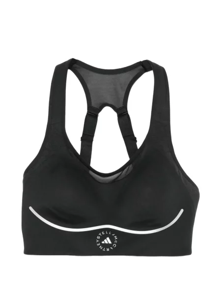Sutien Adidas By Stella Mccartney plasă negru