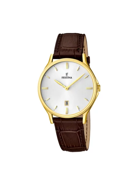 FESTINA Analogové hodinky Date watch Classics' bílá