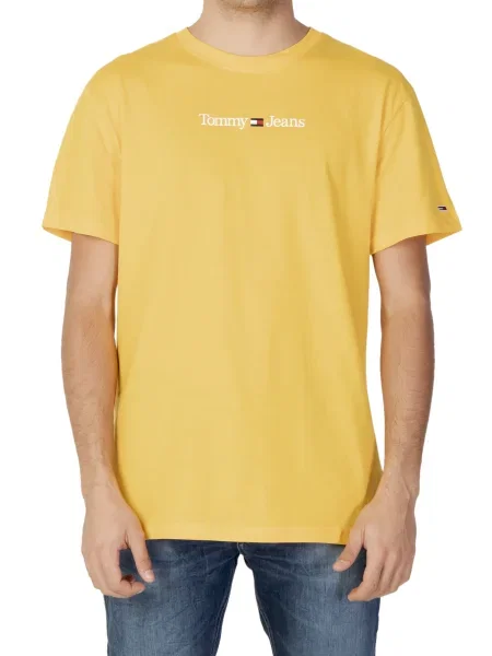 Tricou Tommy Hilfiger Jeans galben