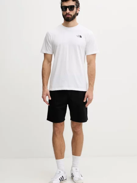 Pánske trekingové tričko The North Face Vertical Regular tnf white biela