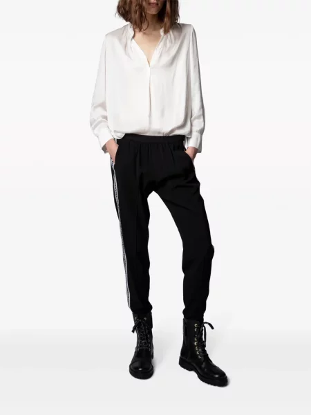Saténová halenka Zadig&voltaire bílá