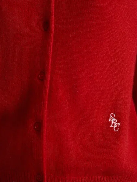 Cardigan Sporty & Rich cu broderie