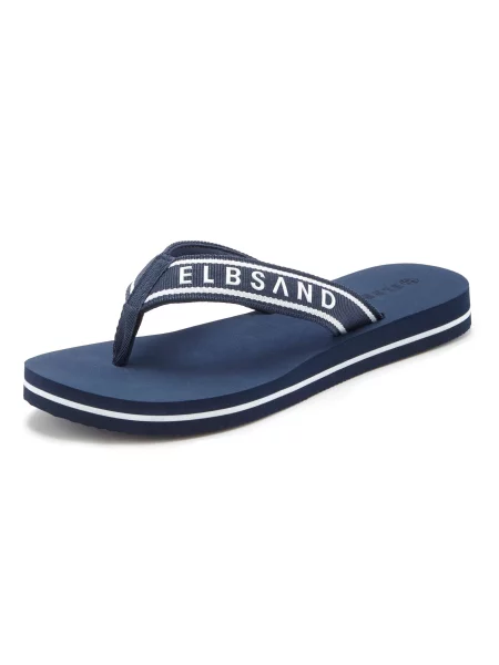 Elbsand Flip-flops albastru marin alb