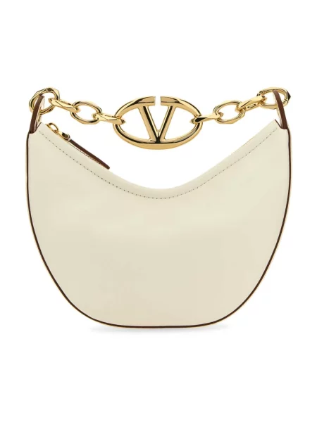 Mała mały torebka hobo Valentino Garavani biała