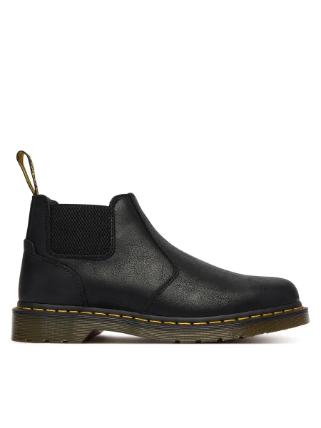 Členková obuv s elastickým prvkom Dr. Martens Lo Chelsea Boot čierna