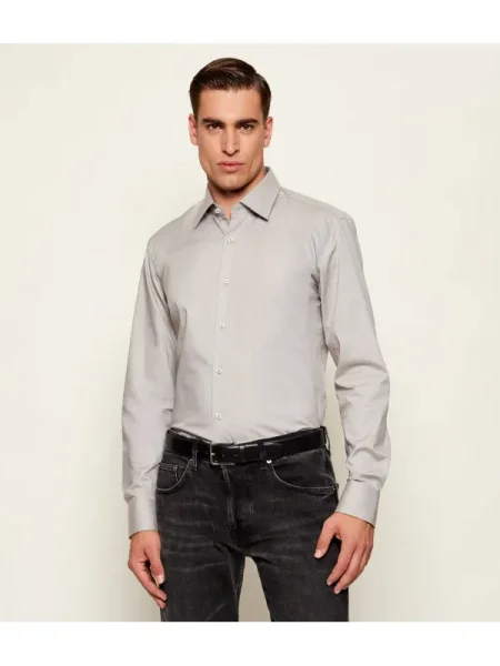 BOSS BLACK Cămașă | easy iron negru