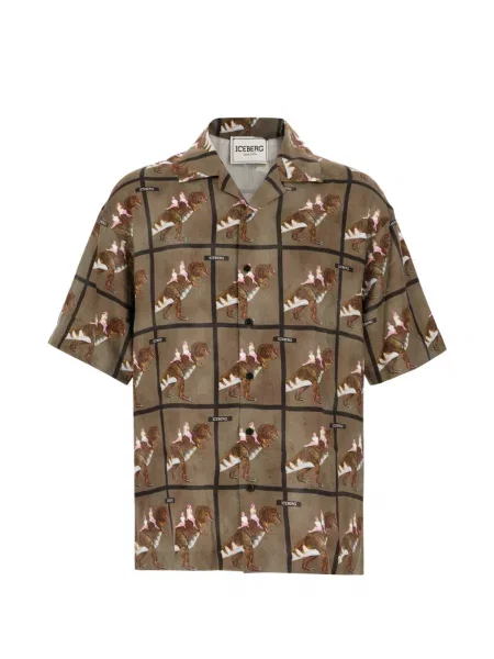 Cămașă Iceberg cu imagine verde