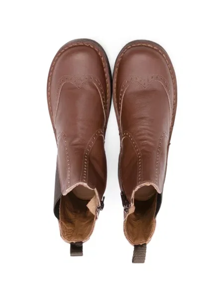 Buty do kostki dziecięce Pèpè brązowe