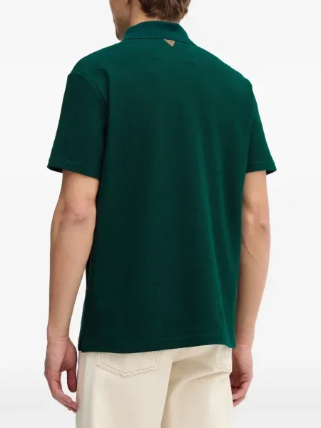 Tricou polo Guess cu broderie verde