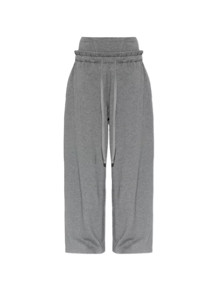 Pantaloni Knwls cu cordon gri