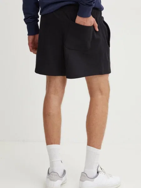 Rövid frottír rövidnadrág New Balance fekete