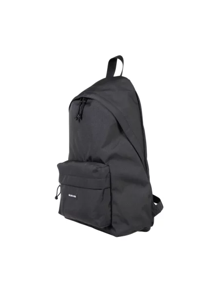 Lniana torba Balenciaga Explorer czarna