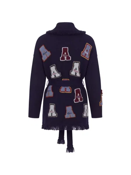Cu centură cardigan Alanui albastru