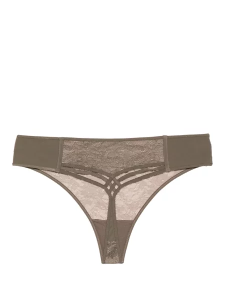 Nėriniuotos stringai Marlies Dekkers ruda