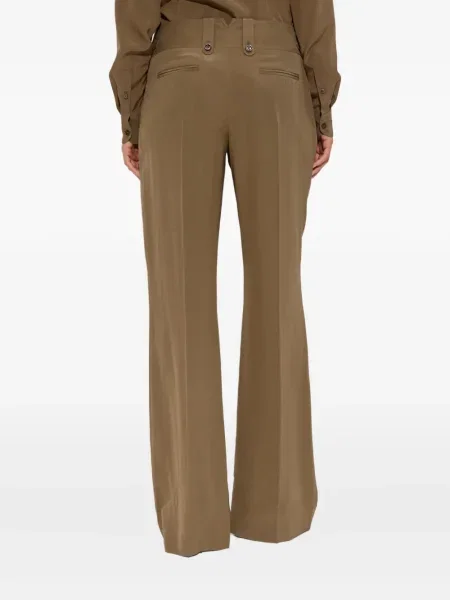 Pantaloni Tom Ford plisate verde