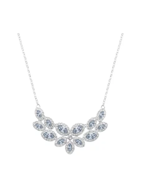Naszyjnik Swarovski szary