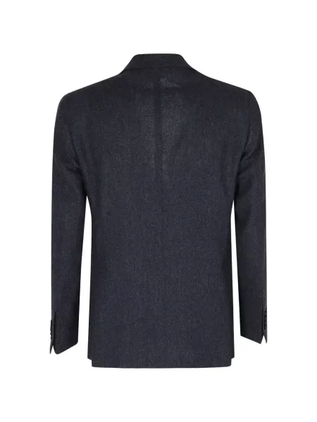 Sacou Tagliatore cu model herringbone albastru