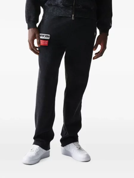 Pantaloni New Era Cap alergare negru