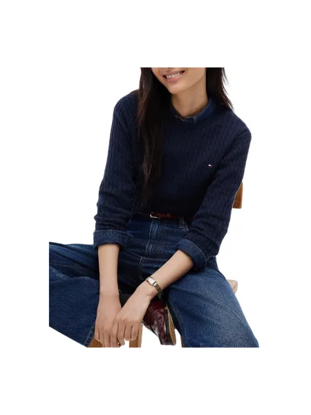 Pulover Tommy Hilfiger albastru
