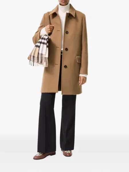 Palton Burberry de lână maro