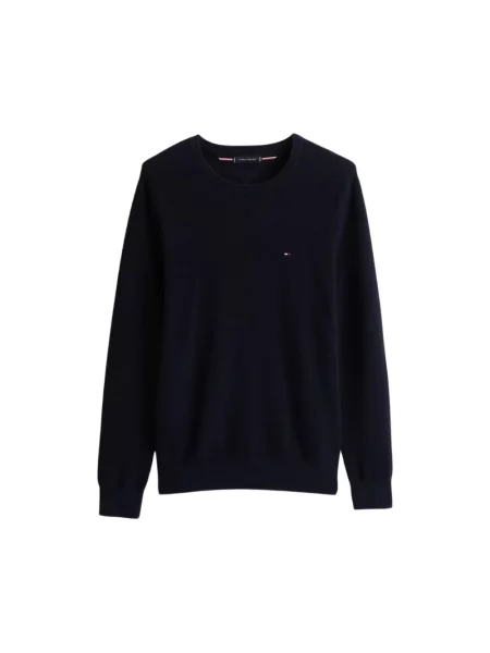 Tommy Hilfiger sweter Mężczyźni jednolity S niebieski