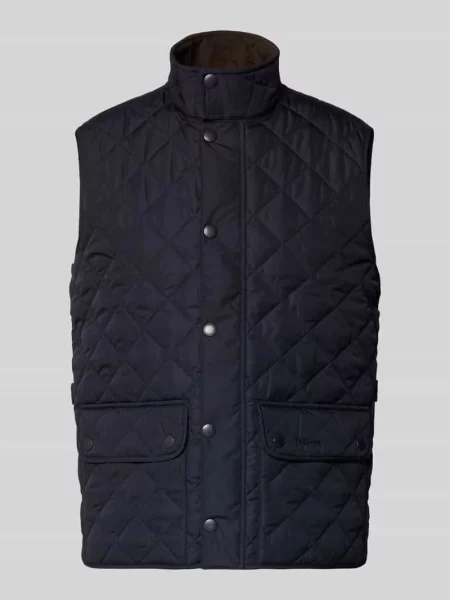 Barbour Kamizelka New Lowerdale Granatowy niebieska