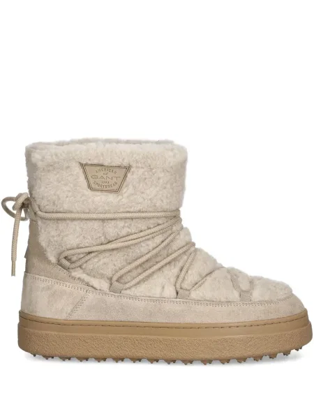 Botine Gant cu șireturi din dantelă