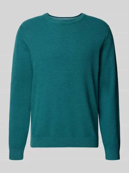 Sweter z dzianiny o kroju regular fit z czystej bawełny Tom Tailor