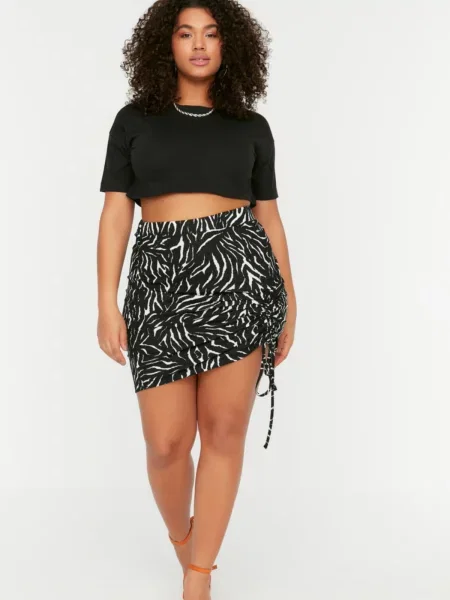 Fustă Trendyol negru